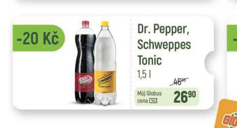 DR. PEPPER, SCHWEPPES TONIC
