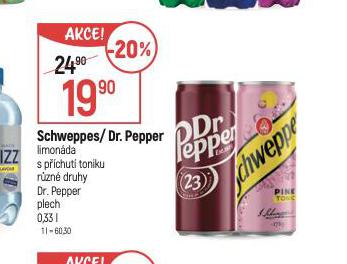 SCHWEPPES / DR. PEPPER