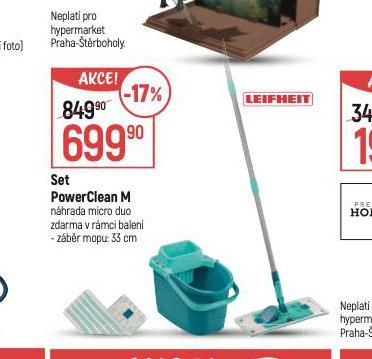 SET POWERCLEAN M