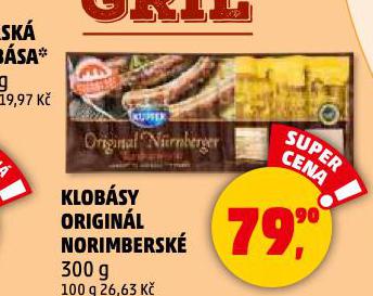 KLOBSY ORIGINL NORIMBERSK