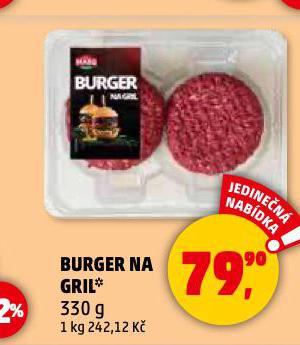 BURGER NA GRIL