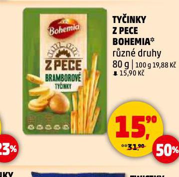 TYINKY Z PECE BOHEMIA