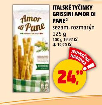 ITALSK TYINKY GRISSINI AMOR DI PANE