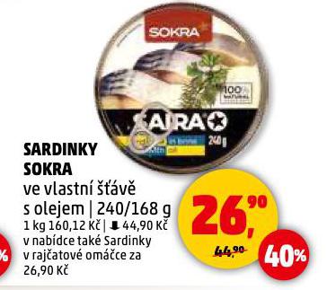 SARDINKY SOKRA
