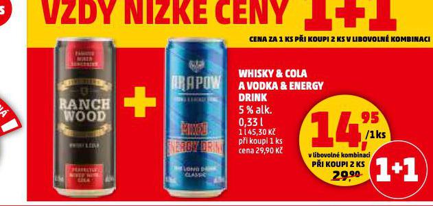 VODKA & ENERGY DRINK