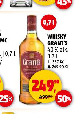 GRANT'S TRIPLE WOOD WHISKY