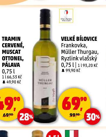 VELK BLOVICE MLLER THURGAU