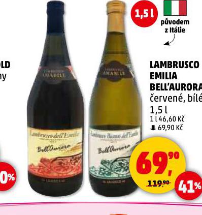 LAMBRUSCO EMILIA BELL'AURORA