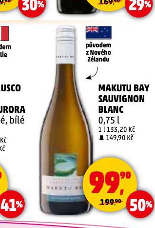 MAKUTU BAY SAUVIGNON BLANC