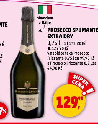 PROSECCO SPUMANTE EXTRA DRY