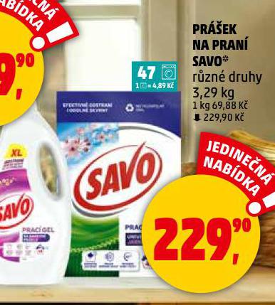 SAVO PREK NA PRAN