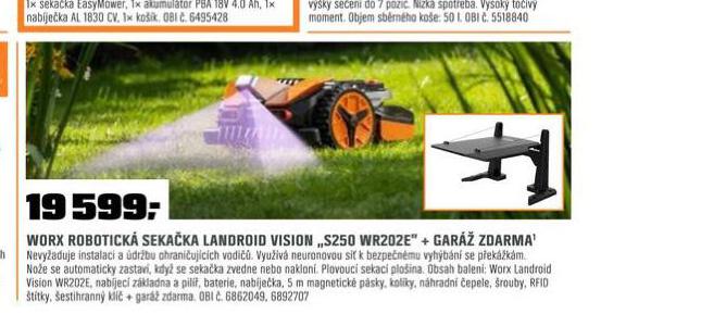 WORX ROBOTICK SEKAKA