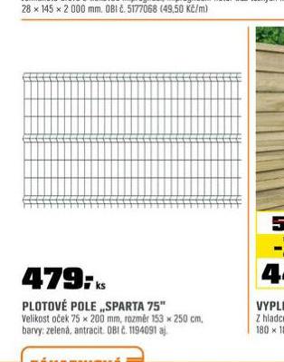 PLOTOV POLE SPARTA 75