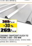 COVERNIT TRAPZOV PLECH T12 POZINK