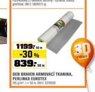 DEN BRAVEN ARMOVAC TKANINA, PERLINKA EUROTEX