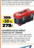 KISTENBERG BOX NA NÁŘADÍ TITAN PLUS 50 ČERVENÝ