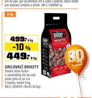 GRILOVAC BRIKETY