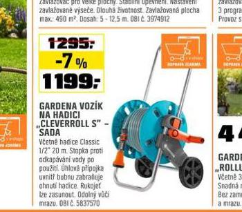 GARDENA VOZK NA HADICI