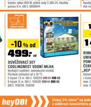 OSV̎OVAC SET COOLNGMIST VODN MLHA