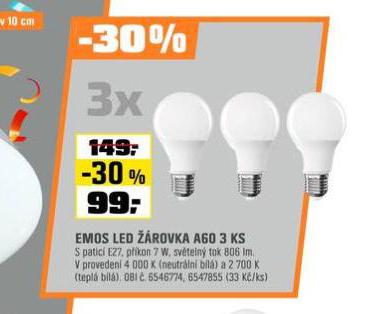 EMOS LED ROVKA