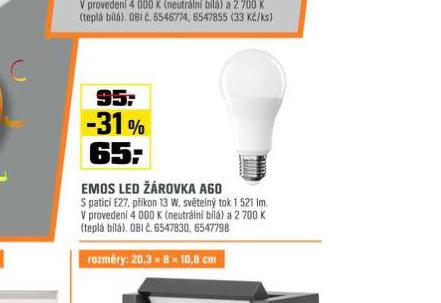 EMOS LED ROVKA