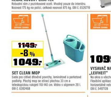SET CLEAN MOP