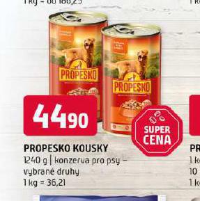 PROPESKO KONZERVA PRO PSY