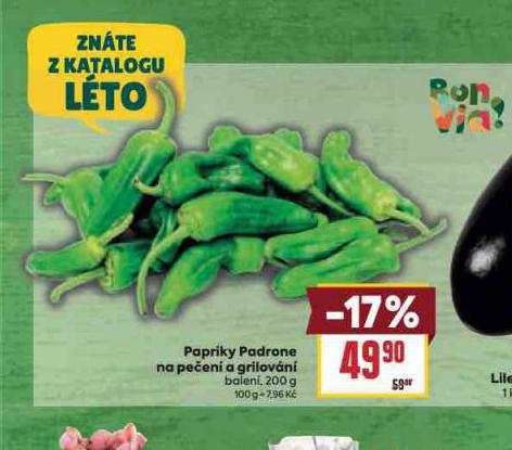 PAPRIKY PADRONE NA PEEN A GRILOVN