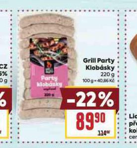 GRILL PARTY KLOBSKY