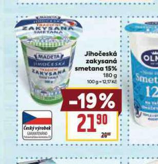 JIHOESK ZAKYSAN SMETANA 15%