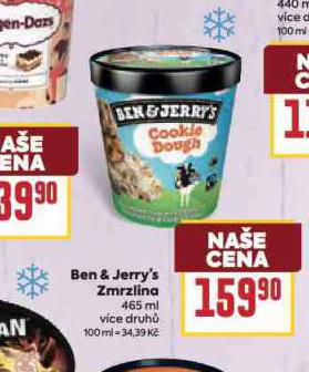BEN & JERRYS ZMRZLINA