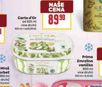 ZMRZLINA CARTE DOR