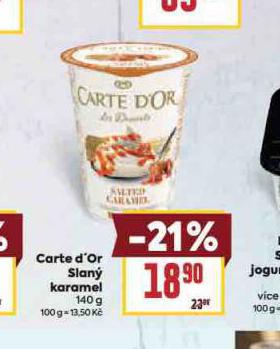 CARTE DOR SLAN KARAMEL