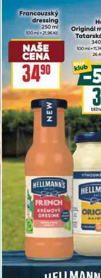 HELLMANNS FRANCOUZSK DRESING