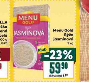 MENU GOLD RݎE JASMNOV
