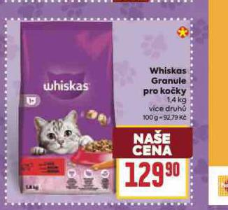 WHISKAS GRANULE PRO KOKY