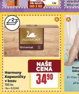 HARMONY KAPESNKY V BOXU