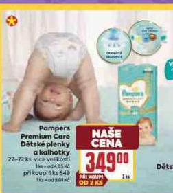 PAMPERS DTSK PLENKY