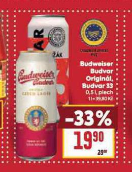 PIVO BUDVAR 33