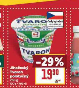 JIHOESK TVAROH POLOTUN