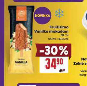 FRUITISIMO VANILKA MAKADAM