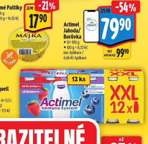ACTIMEL JAHODA / BORVKA