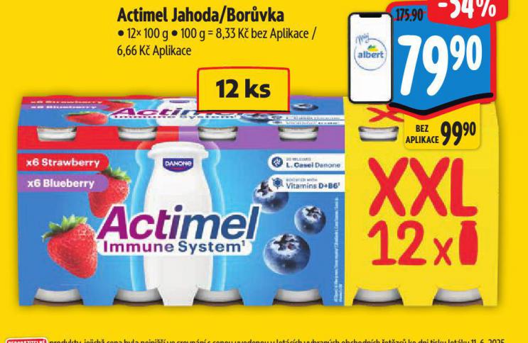 ACTIMEL JAHODA / BORVKA