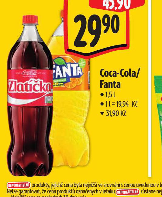 COCA COLA, FANTA
