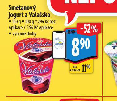 SMETANOV JOGURT Z VALASKA
