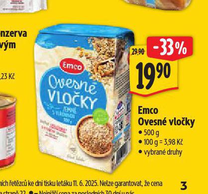 EMCO OVESN VLOKY