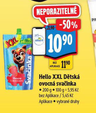HELLO XXL OVOCN PESNDVKA