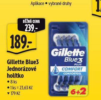 GILLETTE B,LLUE3 JEDNORZOV HOLTKA