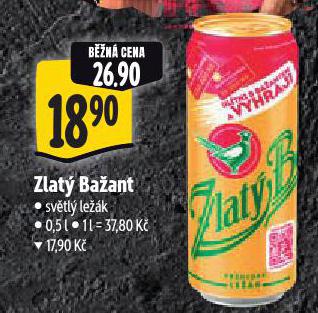 PIVO ZLAT BAANT