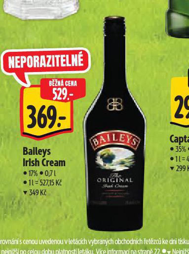 BAILEYS IRISH CREAM